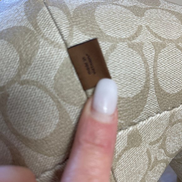 NWT Coach Collectible Large Teddy Bear In Signature Canvas - Picture 14 of 14